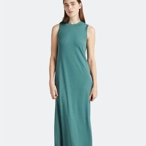 Richer Poorer Olive Ribbed column Dress